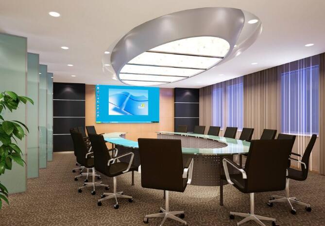 杭州某科技金融公司視頻會議室